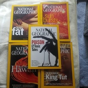 NATIONAL geographic magazines